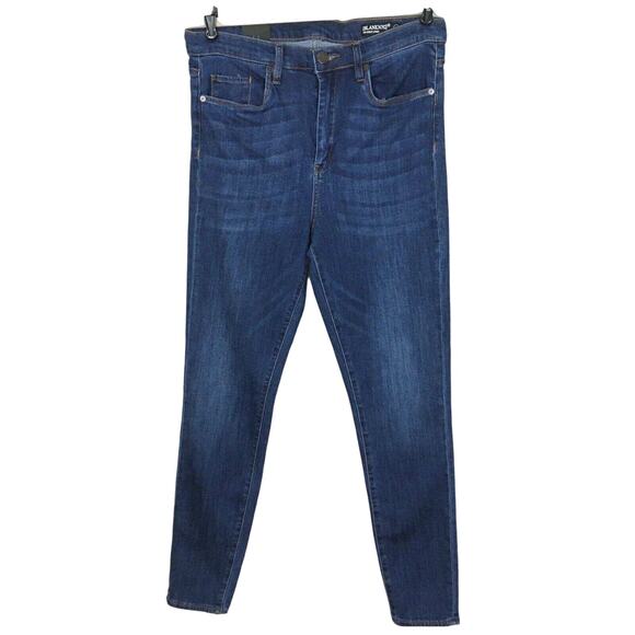 NWT Blank NYC The Great Jones 12" High Rise Skinny Jeans Medium Dark Wash Sz 31 - Picture 3 of 13